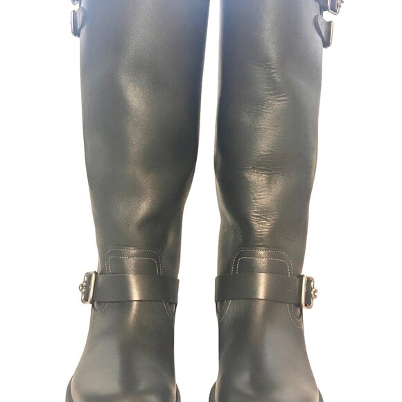 Coach Daria Moto Boot. Tall - Picture 2 of 7
